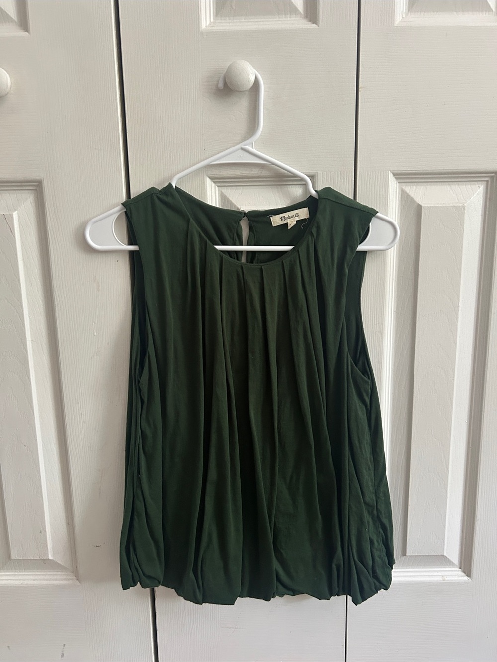Madewell Dark Green Blouse